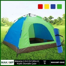 Flamex Makamp 8 Kişilik Otomatik Kurulumlu Çadır