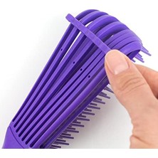 DMR Home Pro Ayarlanabilir Mucize Açma-Tarama Saç Fırçası Mor