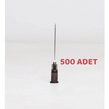 ENKAVET Berika Siyah Enjektör Iğne Ucu (Uç) 22 G 0,7 * 32 mm Steril Uzun Luer Lock Kilitli 500 Adet