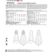 DMR Home Patterns Kesim Örneği Elbise, Çok Renkli, Beden 6 – 14