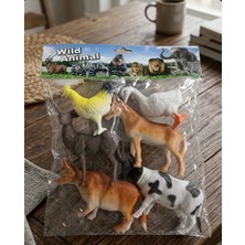 Toys Çiftlik Hayvanları, 6 Adet Büyük Boy, Farm Animals, 12 cm