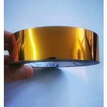 DMR Home Dekoratif Pvc Bant Altın 3cm x 10 Metre, Dekorasyon Bandı, Mobilya, Kapı ve Duvar Süsü