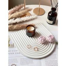 DMR Home U Şekli Tepsi Kalıp Kemer Mumluk Dekoratif Obje Biblo