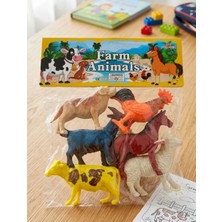 Toys Çiftlik Hayvanları, 6 Adet Büyük Boy, Farm Animals,