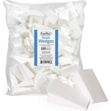 DMR Home Forpro Güzellik Takozları, Lateks Içermeyen Köpük Süngerler, Pudra ve Sıvı Makyaj Için Makyaj Karıştırıcıları, 100 Adet