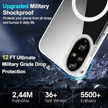 DMR Home Honor 200 ile Uyumlu Kılıf Şarj Özellikli ile Uyumlu Transparan Köşeler Korumalı Ultra Kalın Şeffaf Kılıf