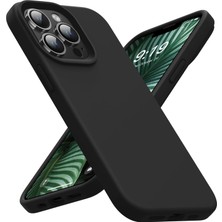 DMR Home 16 Kılıf 6.1" ile Uyumlu, Ince Sıvı Silikon Cep Telefon Kılıfı, Mikrofiber Astar Iç Yüzey, Darbe Emici Kapak, Kolay Temizlenebilir Phone - Siyah