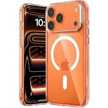 DMR Home 17 Pro Max Için Origin Serisi Premium Kalite ile Uyumlu Kılıf Crystal Clear Super Şeffaf Materyal ve Inceltilmiş 3D Gerçek Manyetik Çember (17 Pro Max)