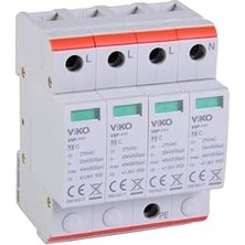 DMR Home Vsp-4/40/c Modüler Parafadur 40KA 4kutup C Tip