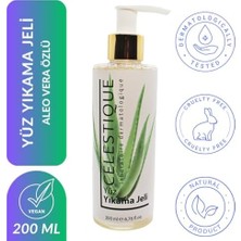DMR Home Celestıque Yüz Yıkama Jeli, Gözenek Sıkılaştırıcı, E Vitamini Içerikli, Tüm Cilt Tipleri Için, Vegan, 200 ml