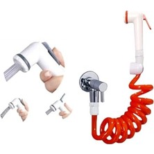 DMR Home Spiral Taharet Matik Hortum Seti 150 cm (Turuncu)