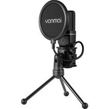 DMR Home Rgb Kablosuz Mikrofon – 20Hz-20kHz, Anc Gürültü Engelleme, Tak Çalıştır Usb, Profesyonel Podcast, Vlog, Canlı Yayın, Pc ve Laptop Uyumlu Mikrofon Seti SF-777W