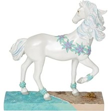 DMR Home Boyalı Midilli Izi Okyanus Rüyası Heykelcik, 7,5 Inç, Çok Renkli