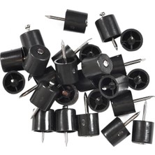 DMR Home Raf Pimi Plastik Çivili 50 Adet Siyah