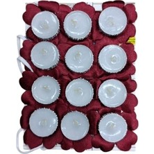 Karakız El Mumu Bordo 12'li Paket