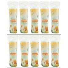İpek Ipek Nilüsi 70 Li x 10 Paket Makyaj Temizleme Pedi Disk Pamuk Hassas Ciltler İçin Uygun
