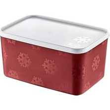 DMR Home No Frost Saklama Kabı 2600 ml Carmen Kırmızı