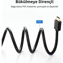 DMR Home UHD 4K Yüksek Hızlı Ethernet ve HDMI Kablosu, 1 Metre