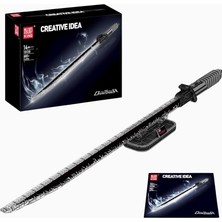 Mould King 10138 Darksaber Yapım Seti 885 Parça LED Işıklı Cosplay Model