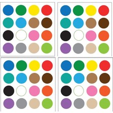 DMR Home Hdg 64 Adet Mıknatıslı Manyetik Renkli Etiketler