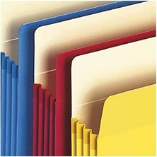 DMR Home Dosya Cep, Düz Kesim Tab, 3-1/2 Inç Genişlik, Mektup Boyutu, Çeşitli Renkler, Kutu Başına 25 (73890)