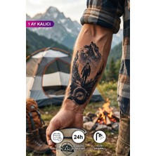 Bear & Pear 1 Ay Kalıcı Kampçı Dövmesi Yarı Kalıcı Tattoo