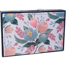 DMR Home 6'lı Desenli Porselen Kase Seti 320 Ml, Çorbalık, Kahvaltılık, Atıştırmalık Kase Hediyelik Kutulu,çok Renkli, FAN04