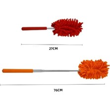 DMR Home Teleskopik Mikrofiber Toz Fırçası, Uzayabilen Sap