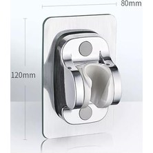 DMR Home Krom Kendinden Yapışkanlı 15 kg Taşıyabilen Duş Başlığı Askısı Duş Mafsalı