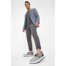 King Paolo K1339 Hawai Erkek Memory Foam Casual Ayakkabı Gri