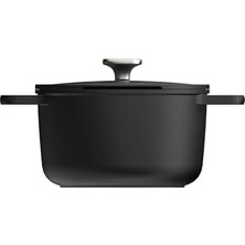 DMR Home Leo Phantom Yapışmaz Kapaklı Derin Tencere 28 cm