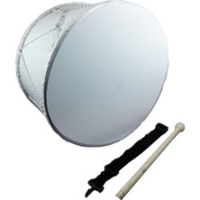 Karakız Kına Davulu Kırmızı Ledli (Pilsiz) Sade 50 cm