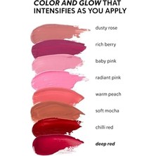 DMR Home Cream Co. Allık Ruj Göz Farı Glow Tint Deep Red, Nemlendirici Makyaj, 501 Kırmızı, Hyaluronik Asit Peptit