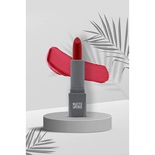 DMR Home Yoğun Renk Veren Uzun Süre Kalıcı Nemlendirici Kadifemsi Mat Ruj - Matte Lipstick 417 Deep Fuchsia