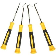 DMR Home W 2690, Deliçi Biz Iğnesi ve Kanca Seti, 4 Parça, Siyah, Turuncu, Gri