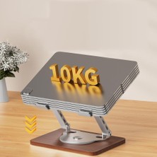 DMR Home Notebook ve Laptop Uyumlu 360 Derece Dönen Stant, Ayarlanabilir Laptop Tutucu, Sağlam Tabanlı, Yüksekliği Ayarlanabilir Tutucu, Notebook Stant 1062M