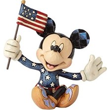 DMR Home Traditions By Jim Shore Patriotic Mouse Minyatür Heykelcik, 8,5 Cm, Çok Renkli