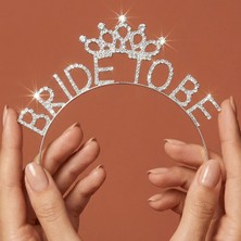 Valmont Accessories Bride To Be Kristal Taşlı Işıltılı Bekarlığa Veda Tacı