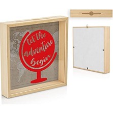 DMR Home Başlasın Tasarımlı Ahşap Kumbara