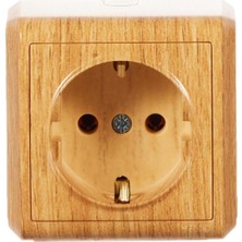 DMR Home Meşe Topraklı Priz