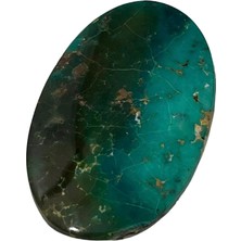 Hasyılmaz Doğal Iran Nişabur Firuze (Turkuaz) Taşı 56 Karat - 11,20 Gram T168