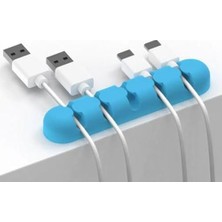 DMR Home Yapışkanlı Kablo Düzenleyici Organizer Mavi