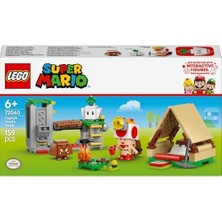 DMR Home Super Mario Toad Kampı 72040 – 6 Yaş ve Üzeri Çocuklar Için Yaratıcı Oyuncak Yapım Seti, Eğlenceli Doğa ve Kamp Macerası Temalı Hediye Fikri, Oyun ve Sergileme Deneyimi (159 Parça)