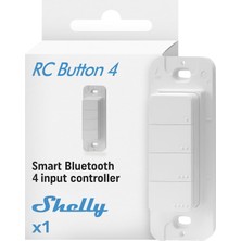 Ozcmax Blu Rc Düğmesi 4 | Akıllı Bluetooth 4 Düğmeli Uzaktan Kumanda | Ev Otomasyonu | Ios Uygulaması | Çoklu Tıklama | Manyetik Tutucu | Garaj Kapısı Açıcı | Işık Kontrolü | Sahne Kontrolü