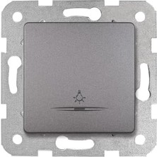 Ozcmax Life Granit Grisi Işıklı Light Çabuk Bağlantı Mekanizma ve Düğme