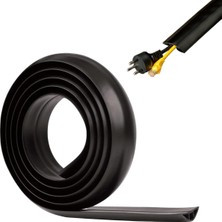 Ozcmax Esnek Kablo Kanalı SIYAH/GT-KK06