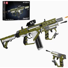 Mould King 14032 Taktik Tüfek Model Yapım Seti 2848 Parça 1:1 Ölçek Koleksiyon Modeli