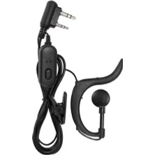 Mbl Baofeng BF-E88 / BF-88E Bas Konuş Mikrofonlu Telsiz Kulaklığı K Tip