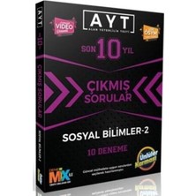 Ozcmax Ayt Sosyal Bilimler-2 Son 10 Yıl Çıkmış Sorular 10 Deneme