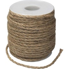 Doğal Jüt Halat Hasır Ip, 3 Mm, 10 Metre, Dayanıklı ve Şık Kullanım